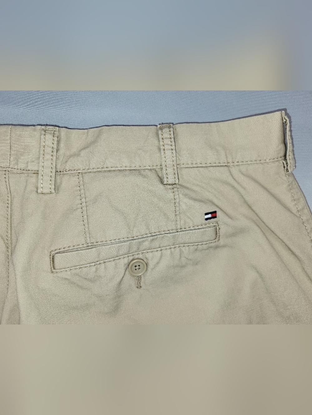 Tommy Hilfiger Mens Khaki Shorts Size 38 100% Cotton